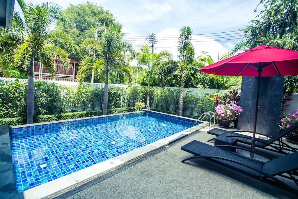 Роскошная вилла с 3 спальнями и с видом на бассейн в проекте Модерн Зен, на пляже Найхарн