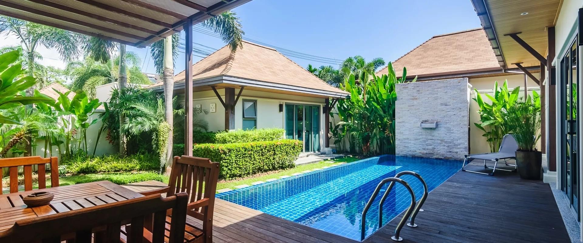 Сногсшибательная вилла с 3 спальнями и с видом на бассейн в проекте Ниш Виллас, на пляже Найхарн