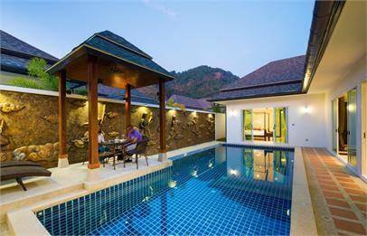 Великолепная вилла с 3 спальнями и с видом на бассейн в проекте Камала Парадайс 1, на пляже Камала 