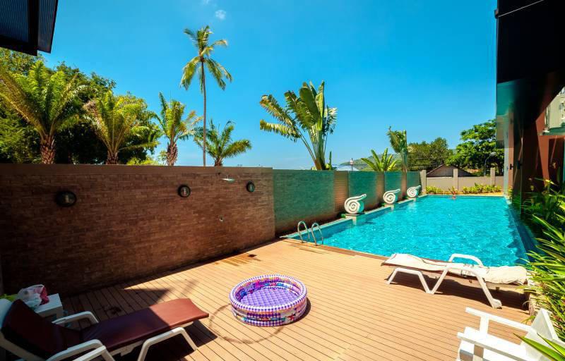 Сказочные апартаменты студия и с видом на бассейн в проекте Карон Чик, на пляже Карон