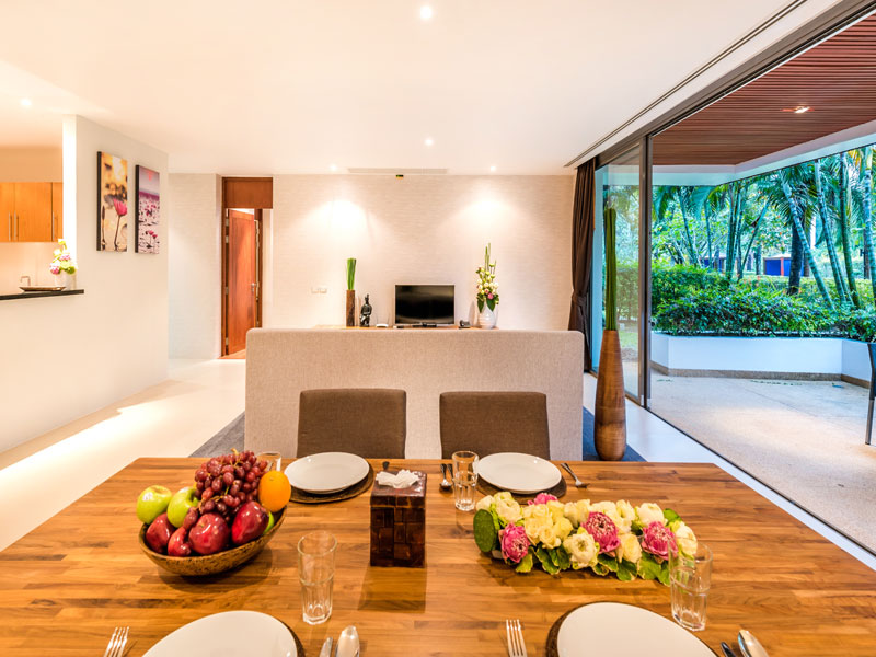 Роскошные апартаменты с 2 спальнями и с видом на сад в проекте Лотус Гарденс, на пляже Бангтао/Лагуна