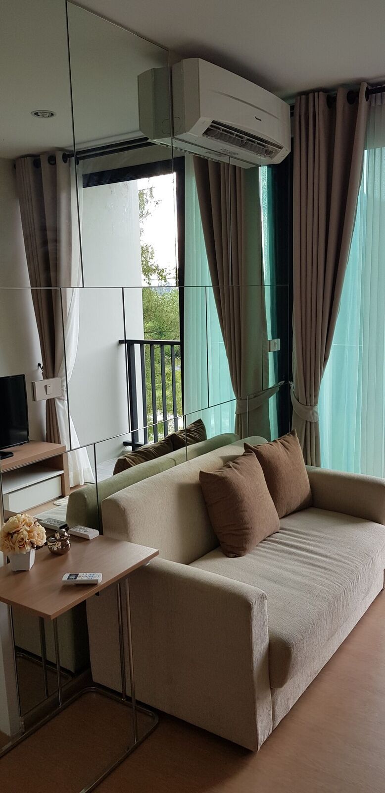 Cтильные апартаменты с 1 спальней и с видом на город в проекте Зескейп 1 Кондоминиум, на пляже Бангтао/Лагуна