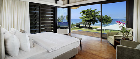 Великолепная вилла премиум класса с 6 спальнями и с видом на море в проекте Сава виллаc, на пляже Натай