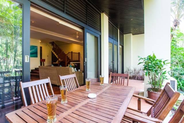 Сногсшибательные апартаменты с 3 спальнями и с видом на сад, не далеко от моря в проекте Маантаван, на пляже Бангтао/Лагуна