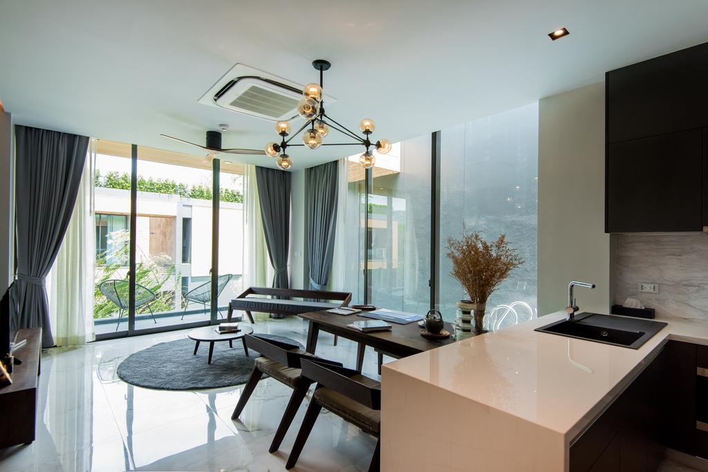 Роскошные апартаменты с 1 спальней и с видом на море в проекте Глэм Хэбитат, на пляже Камала 