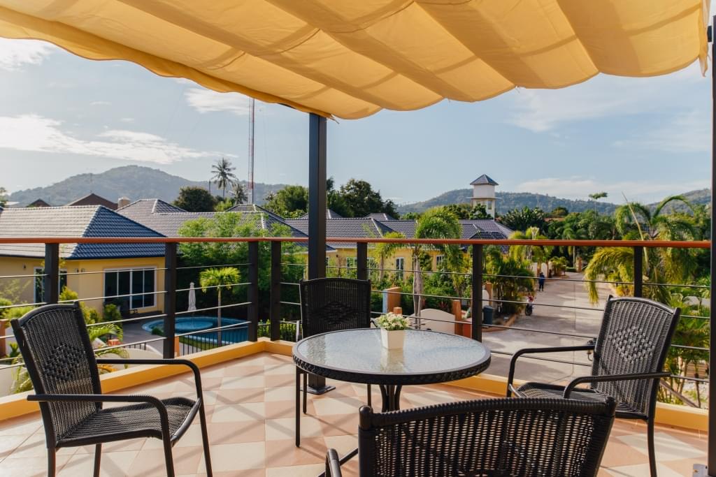 Удобная вилла с 4 спальнями и с видом на горы в проекте Платинум Резиденс, на пляже Равай