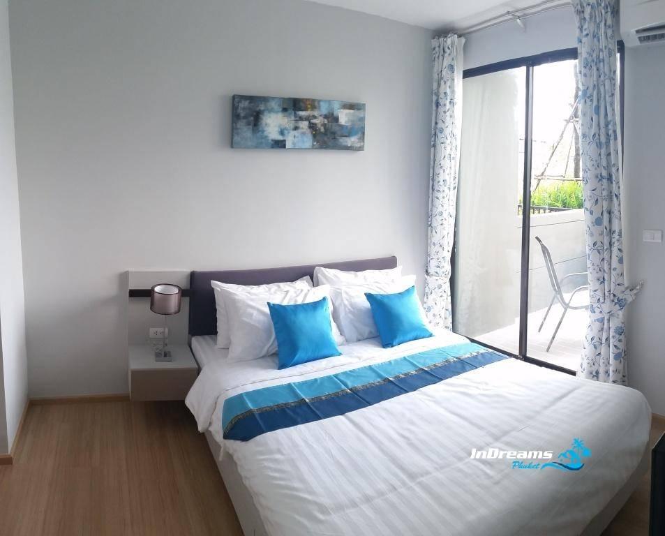 Модные апартаменты с 1 спальней и с видом на город в проекте Зескейп 1 Кондоминиум, на пляже Бангтао/Лагуна