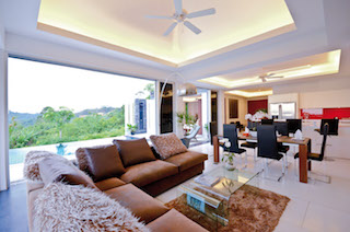 Удобная вилла с 3 спальнями и с видом на море в проекте Оверлукинг Лайян, на пляже Бангтао/Лагуна