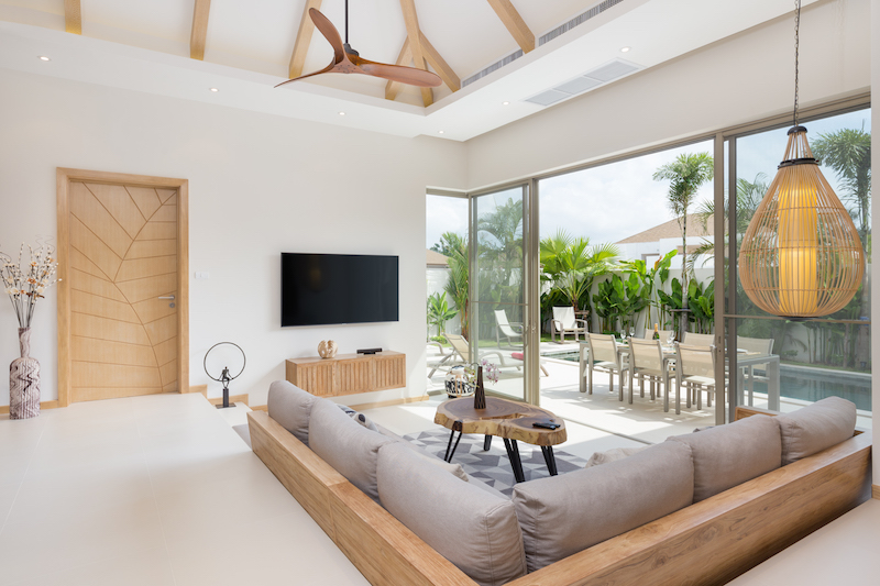 Роскошная вилла с 3 спальнями и с видом на бассейн в проекте Тричада, на пляже Бангтао/Лагуна