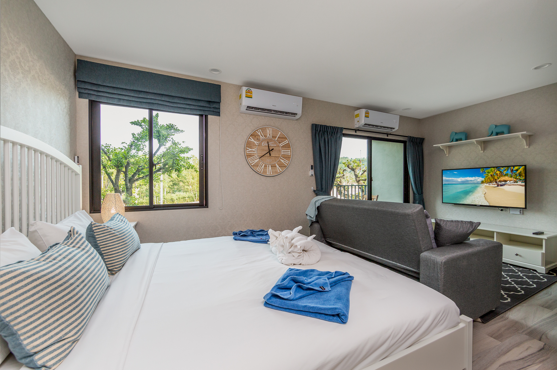 Шикарные апартаменты студия и с видом на бассейн в проекте Зе Тайтл Резиденс Наянг, на пляже Найянг