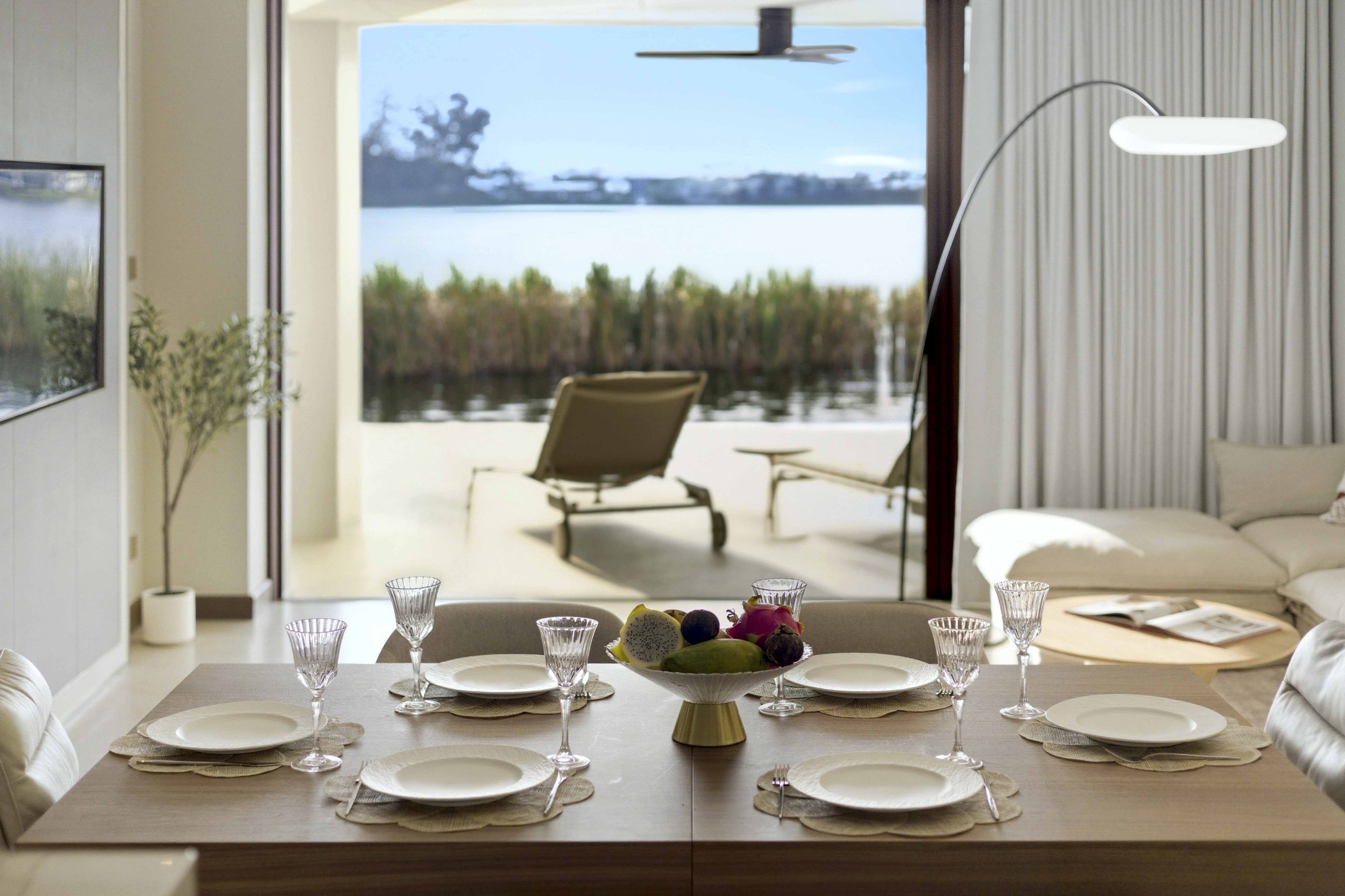 Апартаменты у озера с видом на океан - 2 спальни 