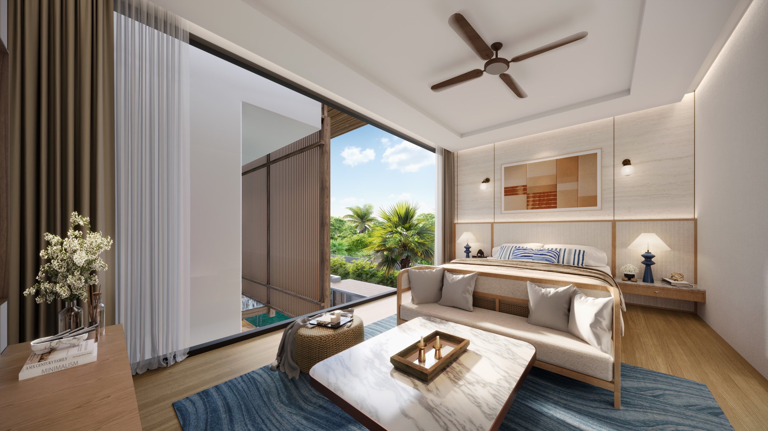 Прекрасная вилла с 3 спальнями и с видом на бассейн, на пляже Бангтао/Лагуна