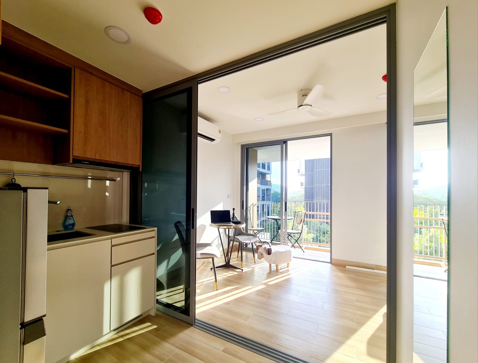 Шикарные апартаменты студия и с видом на гольф-поле в проекте Скай Парк Селеста, на пляже Бангтао/Лагуна