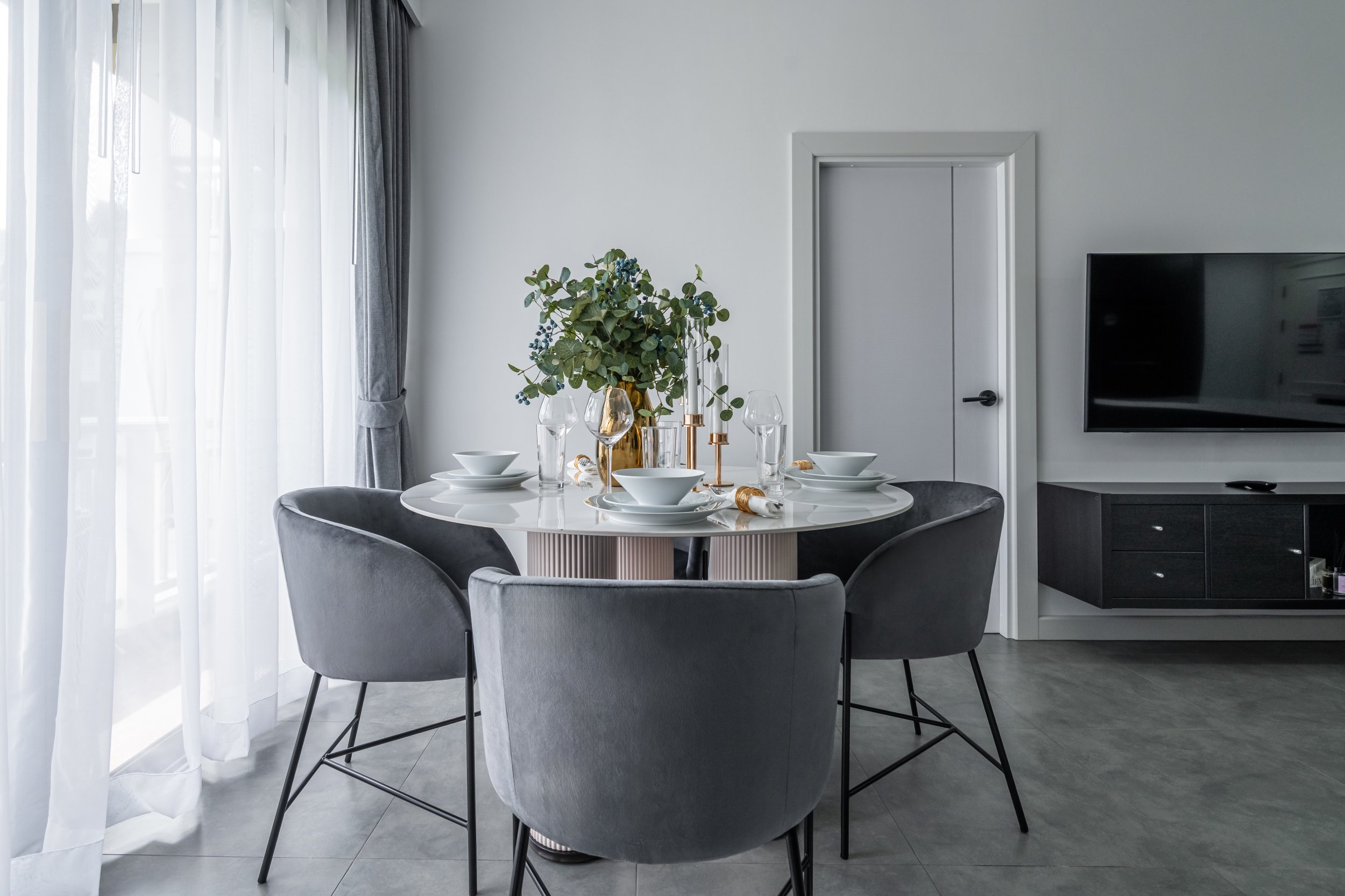 Удобные апартаменты с 1 спальней и с видом на гольф-поле в проекте Алламанда 2 и 3, на пляже Бангтао/Лагуна