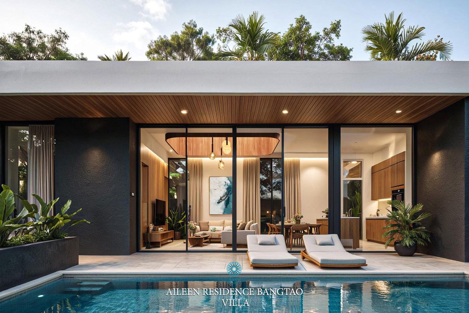 Великолепная вилла с 3 спальнями и с видом на бассейн, на пляже Бангтао/Лагуна