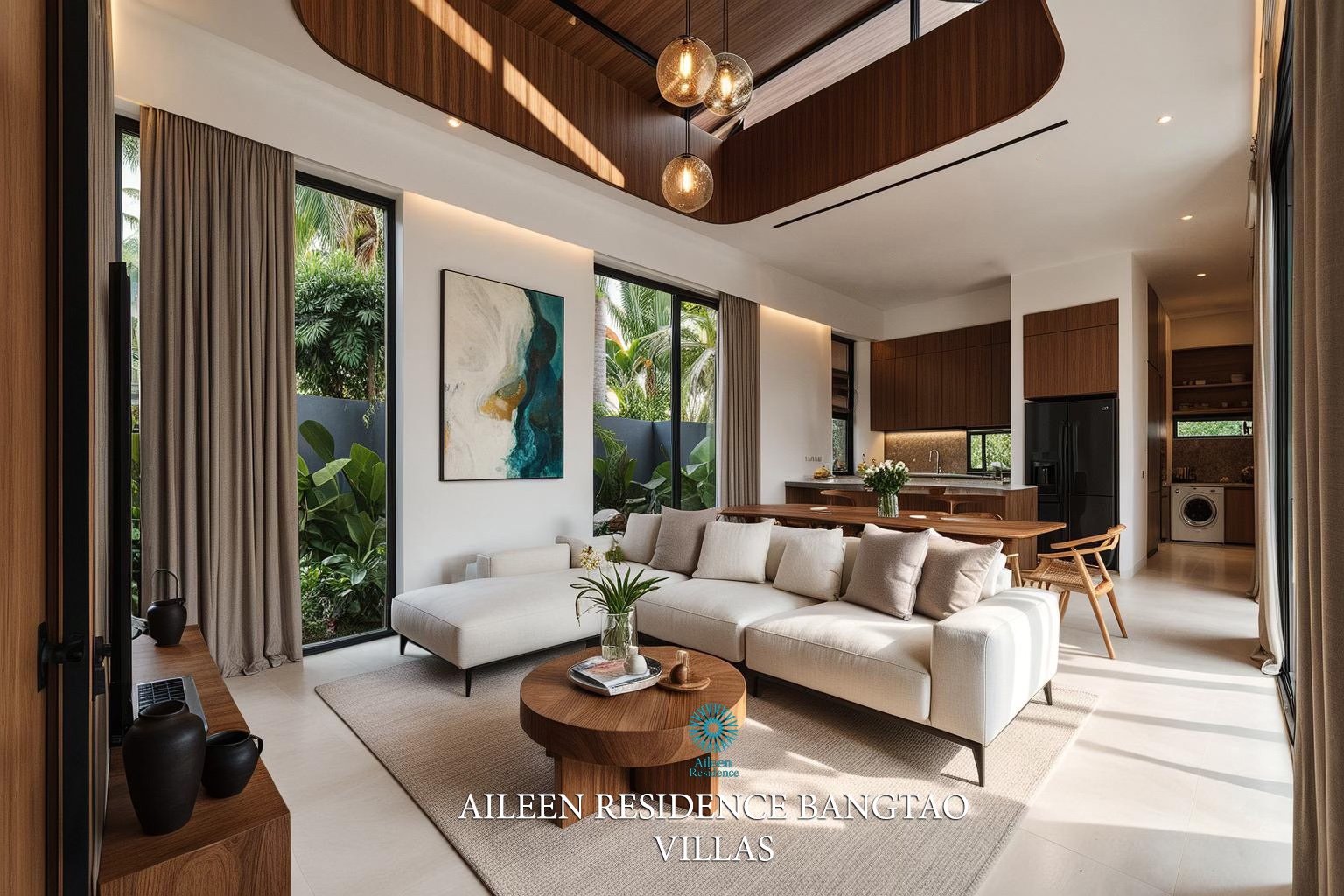 Превосходная вилла с 3 спальнями и с видом на бассейн, на пляже Бангтао/Лагуна