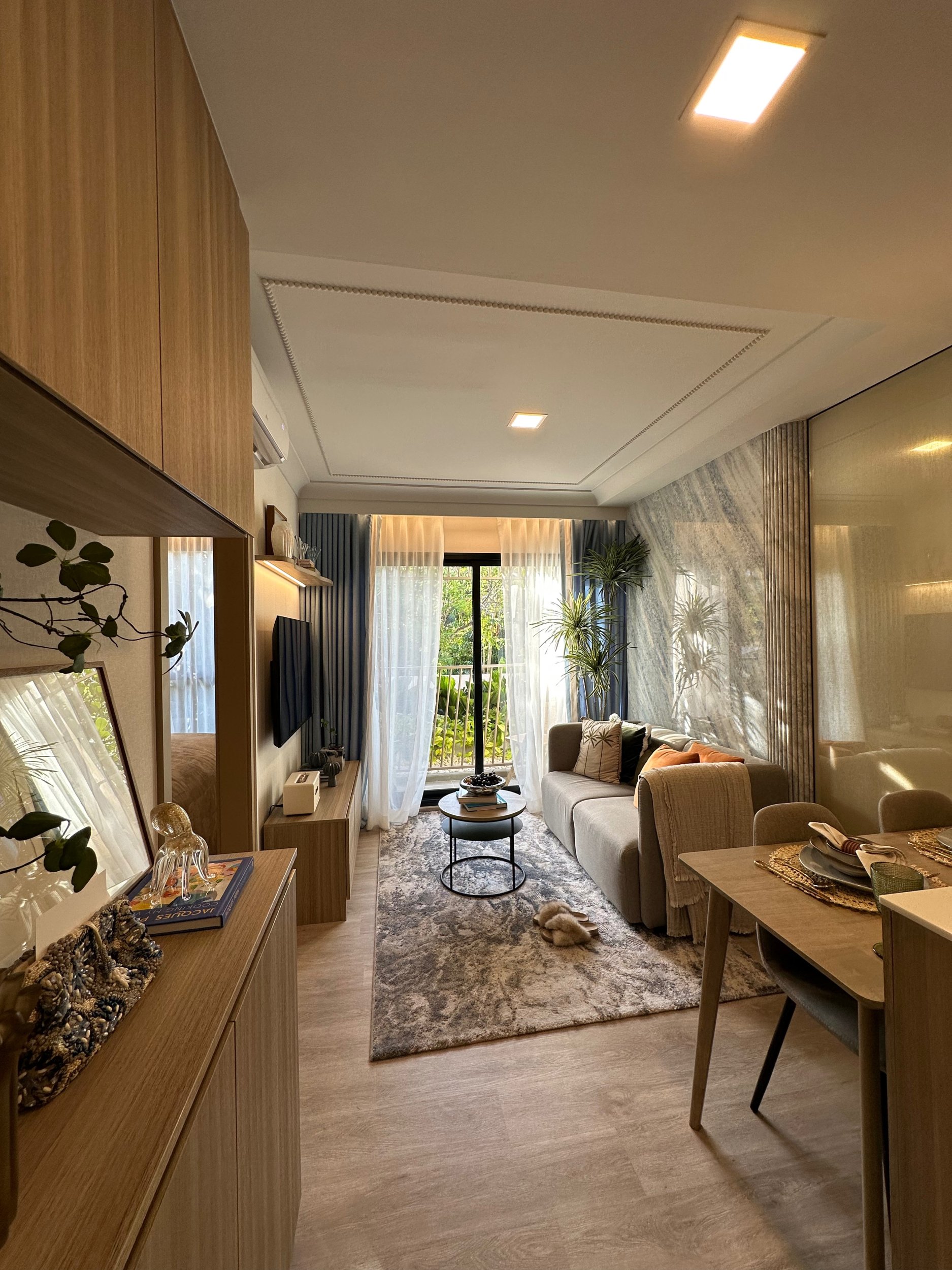 Модные апартаменты с 1 спальней и с видом на город, на пляже Сурин