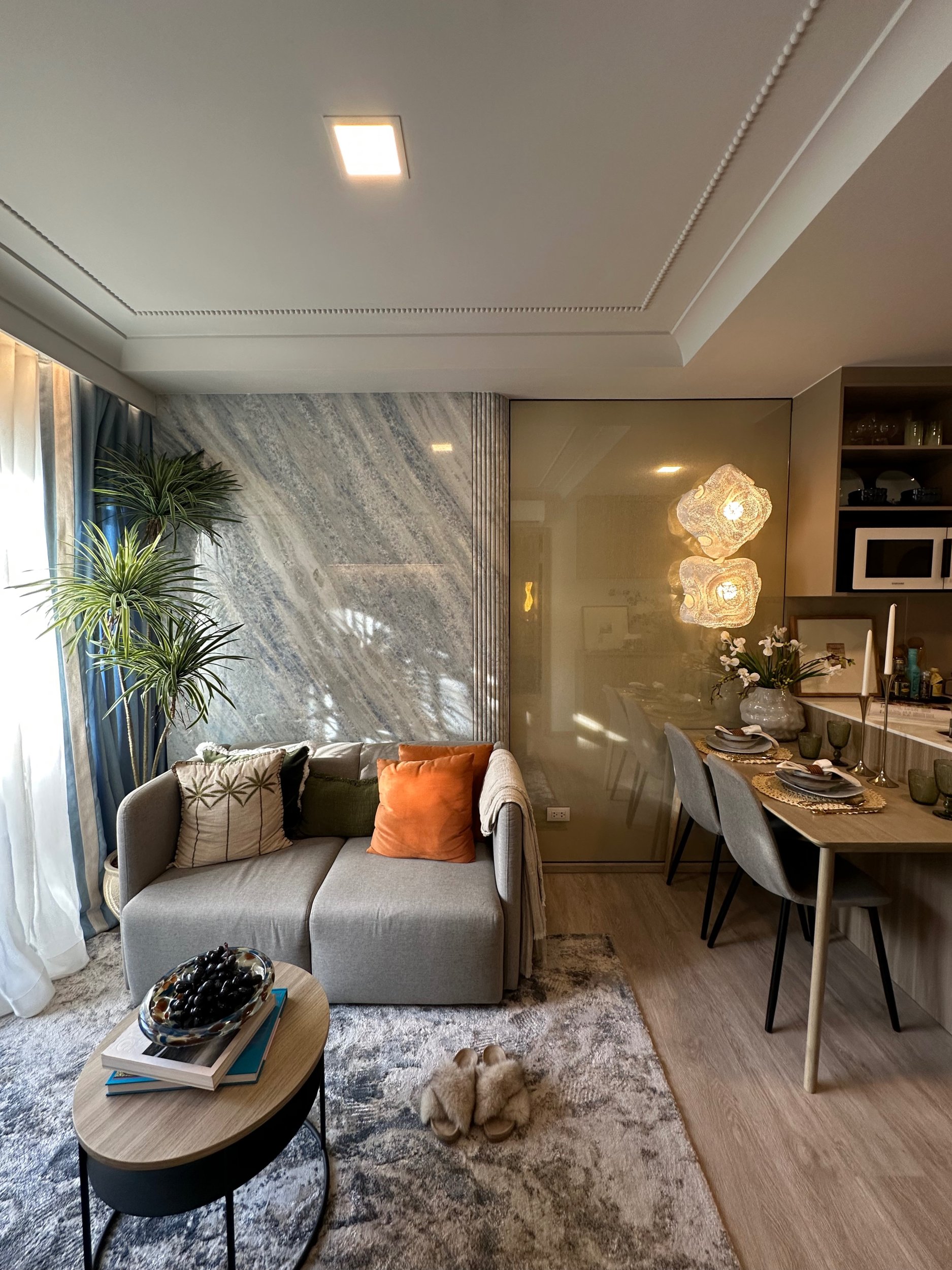 Модные апартаменты с 1 спальней и с видом на город, на пляже Сурин