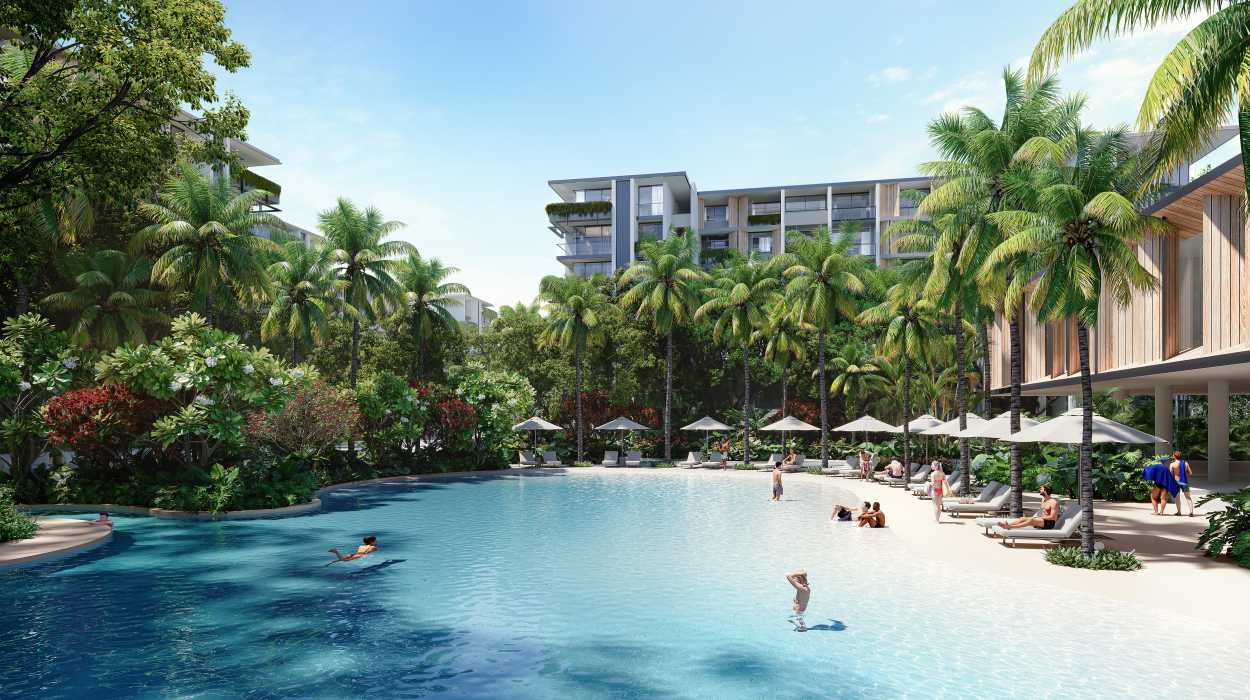 2-Bedroom Apartments, with pool view, on Layan beach