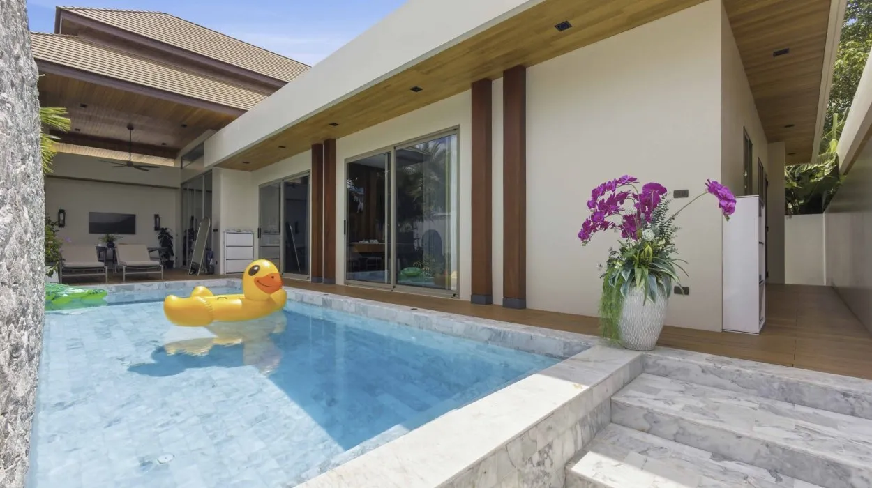 4-Bedroom Villa, with pool view in Gold Chariot project, on Bangtao/Laguna beach