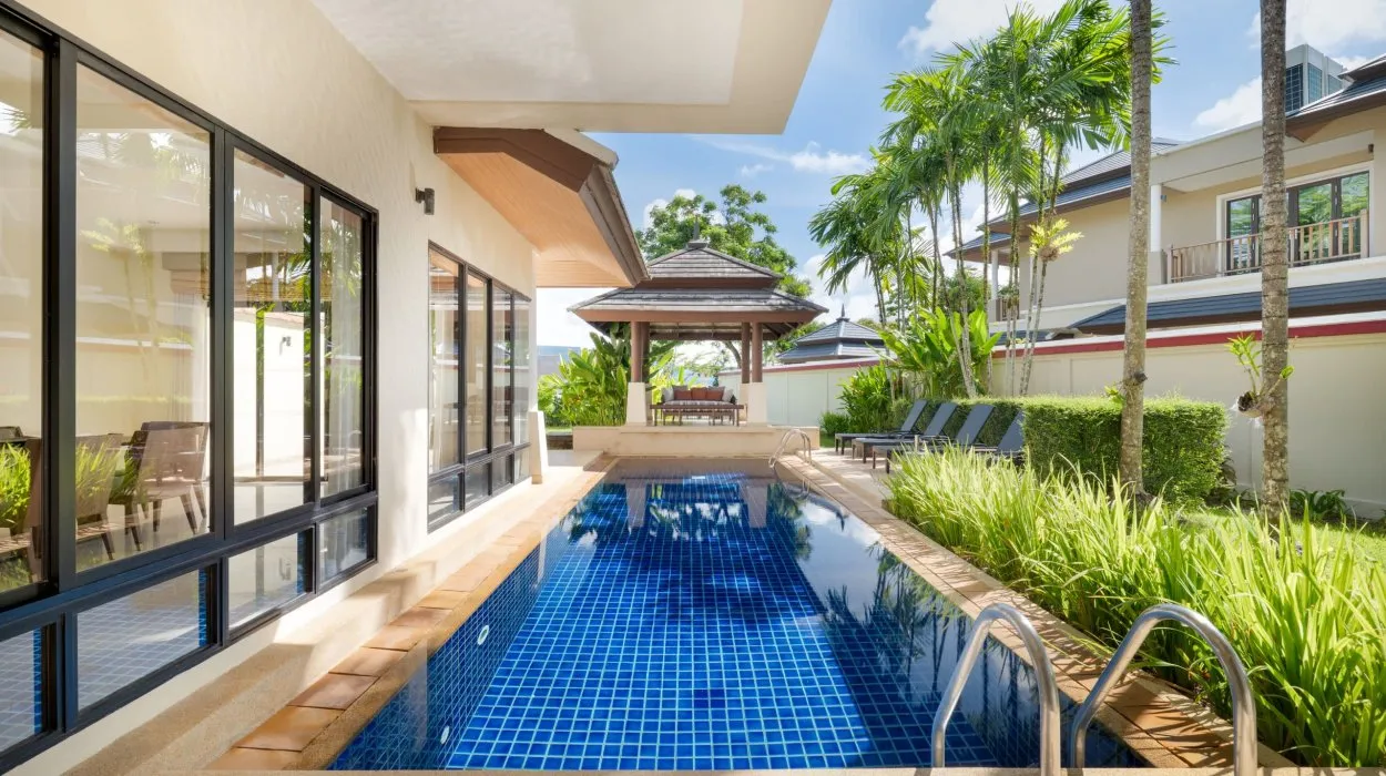 3-Bedroom Villa, with pool view in Angsana Villas Resort project, on Bangtao/Laguna beach