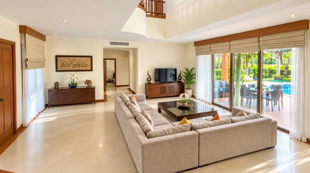 4-Bedroom Villa, with pool view in Angsana Villas Resort project, on Bangtao/Laguna beach | Video