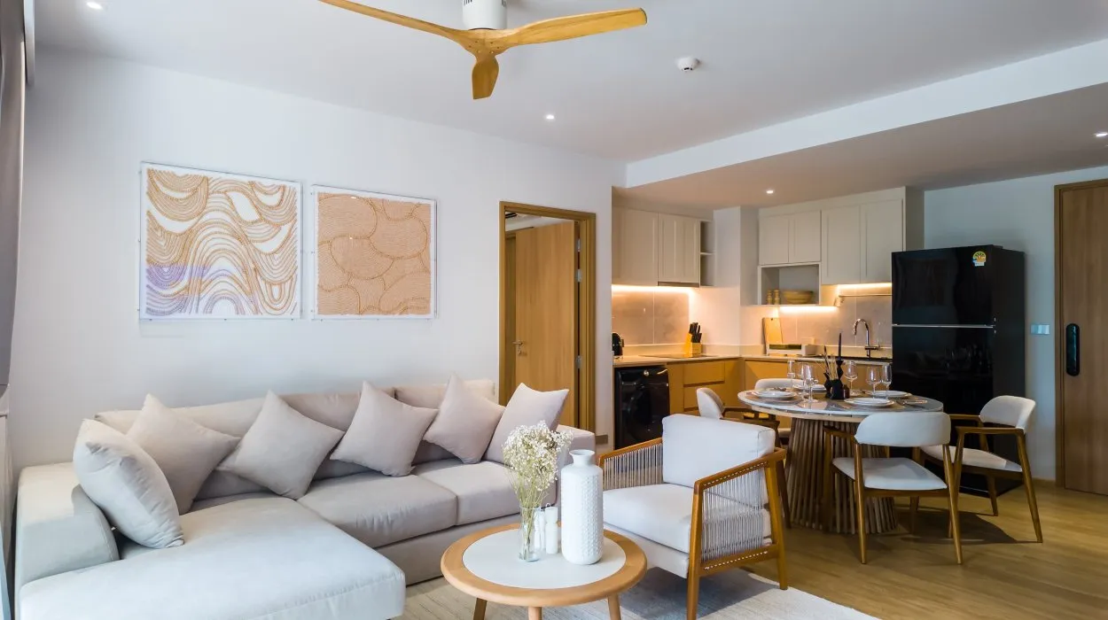 3-Bedroom Apartments, with garden view and near the sea in Laguna Beachside project, on Bangtao/Laguna beach