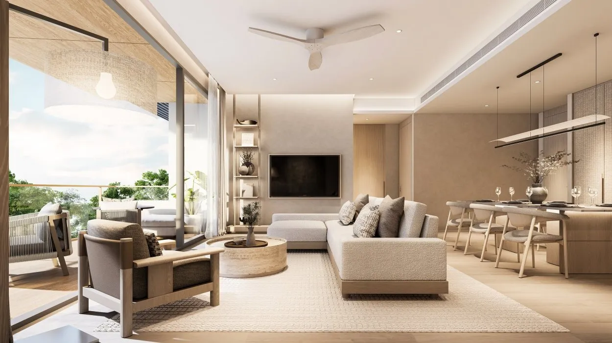 2-Bedroom Apartments, with pool view, on Bangtao/Laguna beach