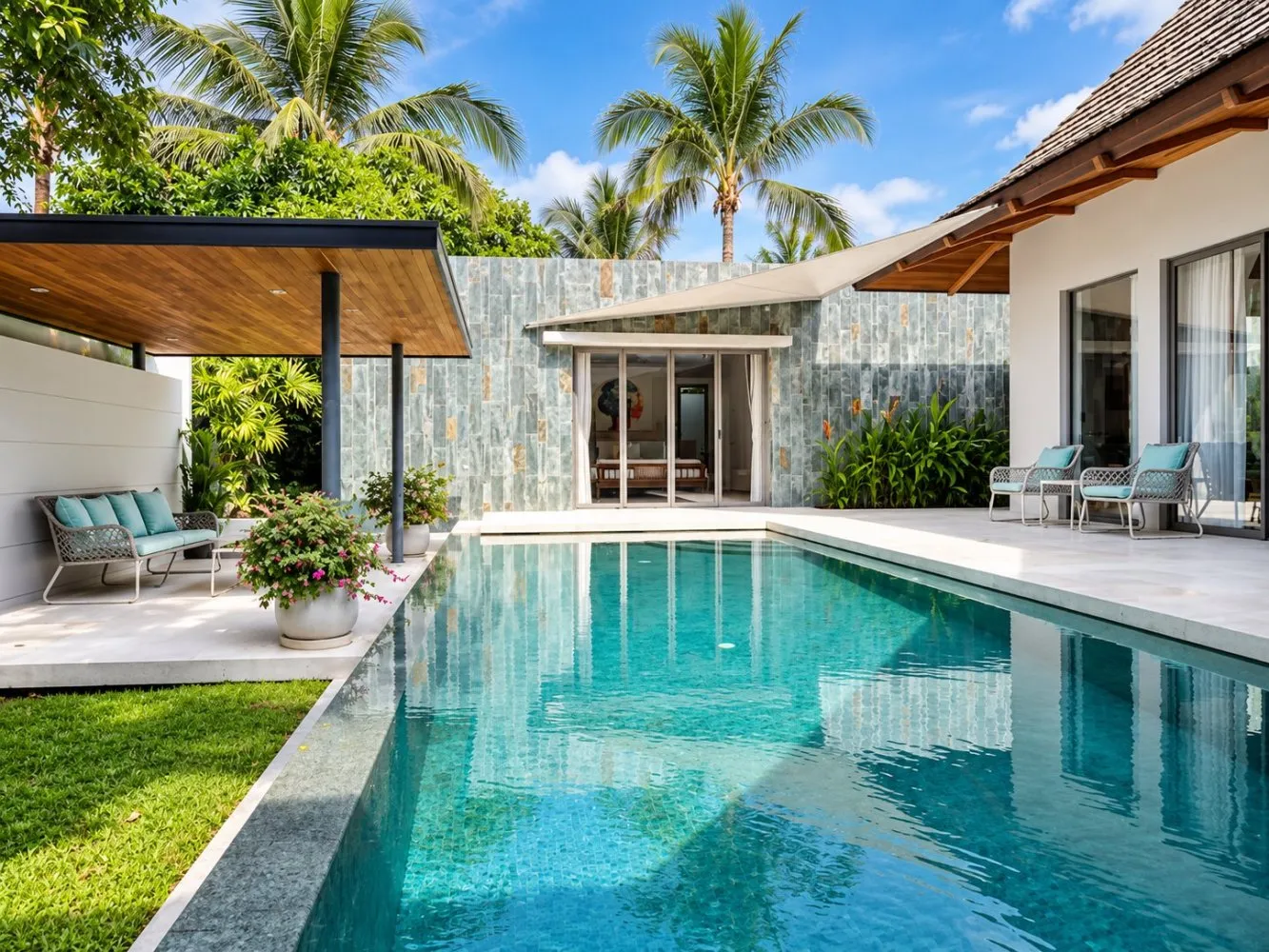 Spacious 4-Bedroom Villa, with pool view in Anchan Hills project, on Bangtao/Laguna beach - full photo 4