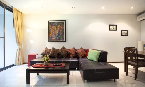 Прекрасные апартаменты с 2 спальнями и с видом на сад в проекте Бангтао Бич Гарденс, на пляже Сурин