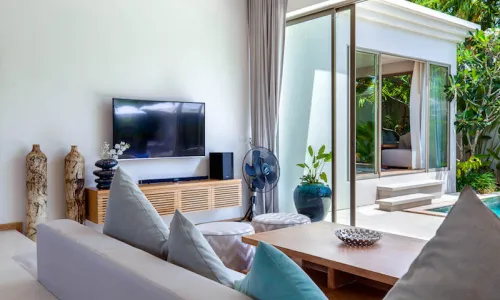 Сногсшибательная вилла с 3 спальнями и с видом на бассейн в проекте Тричада, на пляже Бангтао/Лагуна