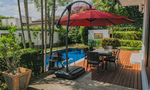 Сногсшибательная вилла с 4 спальнями и с видом на бассейн в проекте Танод Эстейт II, на пляже Бангтао/Лагуна