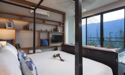 Великолепная вилла с 1 спальней и с видом на бассейн в проекте Ту Виллас Холидей Ориентал Стайл Лайян, на пляже Бангтао/Лагуна