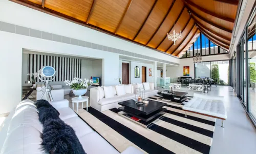 Шикарная вилла премиум класса с 5 спальнями и с видом на море в проекте Малайвана, на пляже Найтон