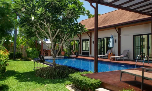 Сногсшибательная вилла с 3 спальнями и с видом на бассейн в проекте Кокянг, на пляже Найхарн