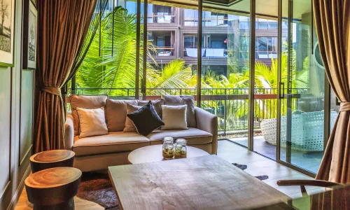 Потрясающие апартаменты с 1 спальней и с видом на бассейн в проекте Сатурдэйс, на пляже Равай