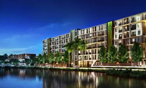 Модные апартаменты с 1 спальней и с видом на город в проекте Зескейп 1 Кондоминиум, на пляже Бангтао/Лагуна