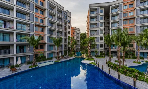 Потрясающие апартаменты с 1 спальней и с видом на бассейн в проекте Зе Тайтл Резиденс Наянг, на пляже Найянг