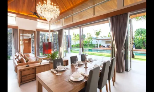 Прекрасная вилла с 4 спальнями и с видом на бассейн в проекте Ботаника Лакшери, на пляже Бангтао/Лагуна