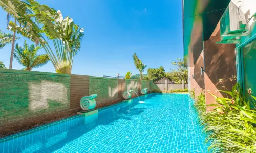 Превосходные апартаменты с 1 спальней и с видом на город в проекте Карон Чик, на пляже Карон