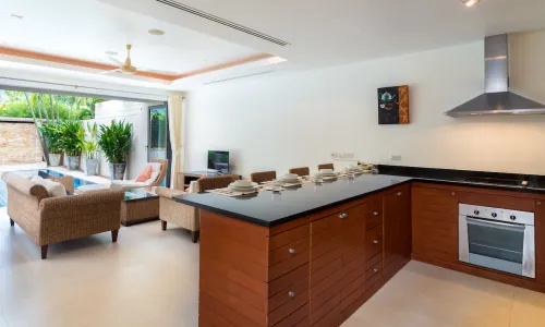 Шикарная вилла с 2 спальнями и с видом на бассейн в проекте Зе Резиденс Бангтао, на пляже Бангтао/Лагуна