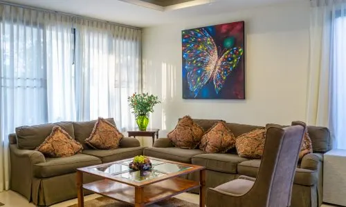 Модный таунхаус с 3 спальнями и с видом на сад в проекте Лагуна Парк, на пляже Бангтао/Лагуна