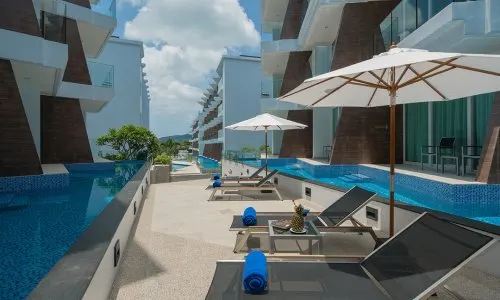 Прекрасные апартаменты с 1 спальней и с видом на бассейн, не далеко от моря в проекте Зе Бичфронт, на пляже Равай