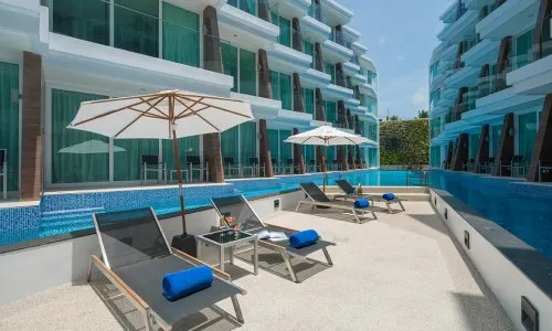 Прекрасные апартаменты с 1 спальней и с видом на бассейн, не далеко от моря в проекте Зе Бичфронт, на пляже Равай