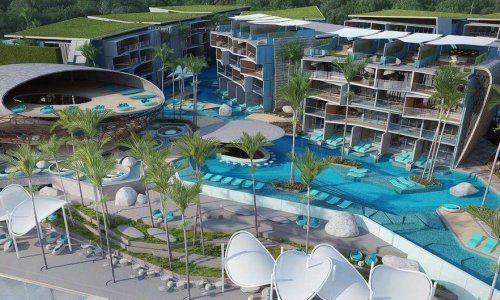 Роскошные апартаменты с 1 спальней и с видом на бассейн, на пляже Найхарн