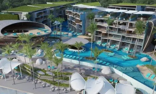 Роскошные апартаменты с 1 спальней и с видом на бассейн, на пляже Найхарн