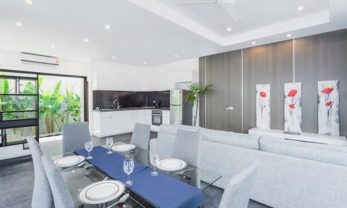 Сказочная вилла с 2 спальнями и с видом на бассейн в проекте Сумалии, на пляже Равай