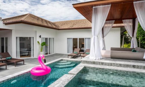 Шикарная вилла с 3 спальнями и с видом на бассейн в проекте Тамаринд Вилла, на пляже Чалонг