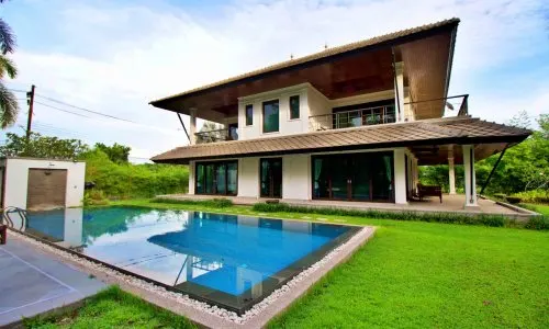 Великолепная вилла с 4 спальнями и с видом на сад в проекте Лагуна Хомс, на пляже Бангтао/Лагуна (+ Видео обзор)