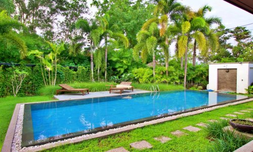 Великолепная вилла с 4 спальнями и с видом на сад в проекте Лагуна Хомс, на пляже Бангтао/Лагуна